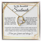 Couples Gifts To My Beautiful Soulmate Necklace From Husband, Necklace For Wife From Husband, Wife Wedding From Husband, To My Wife, Necklace Custom Name Message Card and Gift Box Styles on Birthday, Christmas, Wedding, Anniversary Forever Love