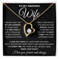 to My Wife Necklace, Soulmate Jewelry for Women, Wife Gifts from Husband , Necklace for Wife Soulmate Gifts Future Wife Necklace Message Card and Gift Box Styles on Birthday, Wedding, Anniversary, Valentine Forever Love