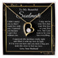 Soulmate Necklace Gift From Husband, Anniversary Romantic Gifts for Soulmate from Husband, Wife Wedding Gifts Message Card and Necklace Gifts Box Gift Box Styles on Birthday, Wedding, Anniversary, Valentine Forever Love