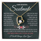 My Beautiful Soulmate Necklace Future Wife Gifts, Promise Necklace For Her, Fiance Gifts For Her, Valentine Gifts For Soulmate With Message Card Box LED, Soulmate Necklace For Women, To My Wife Necklace Forever Love
