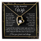 Wife Necklace Gift for Her, Soulmate Jewelry, Necklace for Future Wife, Valentine Jewelry for Wife Necklace Gifts from Husband - Soulmate Gift Necklace with Message Card and Gifts Box Forever Love