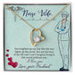 Couples Gifts, Nusre Wife Necklace Gifts From Husband, Wedding Anniversary Jewelry For Wife From Husband, Wife Birthday From Husband, To My Wife Message Card and Gift Box styles On Birthday, Christmas, Anniversary  Forever Love