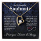 To My Beautiful Soulmate Necklace My Last Everything, Promise Necklace For Her, Fiance Gifts For Her, Wedding Gifts For Future Wife With Message Card Box LED, Soulmate Necklace For Women, To My Wife Necklace Forever Love