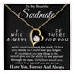 Couples Gifts, To My Beautiful Soulmate Necklace Gifts From Husband, Wedding Anniversary For Wife From Husband, To My Beautiful Wife, Necklace Custom Name Message Card and Gift Box Styles on Birthday, Christmas, Wedding, Anniversary Forever Love