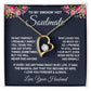 Soulmate Necklace Gifts from Husband, Wedding Anniversary Gifts for Wife from Husband, Wife Birthday Gifts from Husband, To My Wife Necklace Message Card and Necklace Gifts Box Gift Box Styles on Birthday, Wedding, Anniversary, Valentine Forever Love