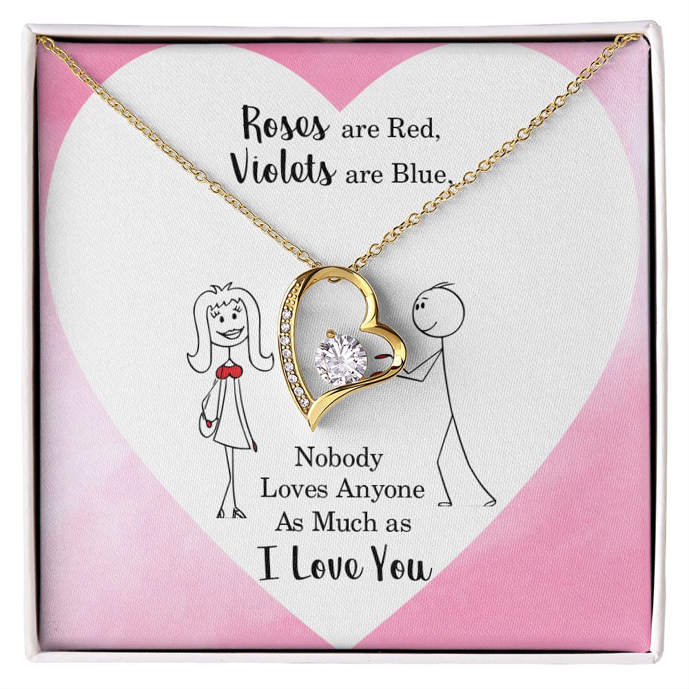 Couples Gifts Necklace To My Better Half Necklace Gifts For My Wife, Happy Anniversary My Love, Love Knot Meaningful Necklace Message Card and Gift Box Styles on Birthday, Christmas, Anniversary Forever Love