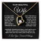 Soulmate Necklace Gifts From Husband, For Wife From Husband, Wife Gifts From Husband, Necklaces For Wife From Husband To My Wife Necklace Message Card and Necklace Gift Box Gift Box Styles on Birthday, Wedding, Anniversary, Valentine Forever Love