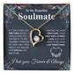Beautiful Soulmate Necklace My Last Everything, Promise Necklace For Her, Fiance Gift For Her, Wedding Gifts For Future Wife With Message Card Box LED, Soulmate Necklace For Women, To My Wife Necklace Forever Love