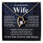 Gifts For Wife Birthday Gifts From Husband Necklace Valentines Days, Necklace for Future Soulmate, Wedding Necklace Jewelry for Wife Necklace Gifts from Husband - Soulmate Gift Necklace with Message Card and Gift Box Forever Love