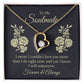 To My Soulmate Necklace for her Jewelry For Her Couples Gifts Necklaces For Soul Mate Christmas Jewelry, Forever & Always, Love Knot Meaningful Necklace Message Card and Gift Box Styles on Birthday, Christmas, Anniversary Forever Love