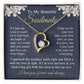 Soulmate Necklace Gift for Her, Soulmate Jewelry, Necklace for Future Soulmate, Valentine Anniversary Jewelry for Wife Necklace Gifts from Husband - Soulmate Gift Necklace with Message Card and Gift Box Forever Love