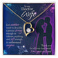 Couples Gifts,To My Doctor Wife Girlfriend Necklace Gifts From Husband, Wedding Anniversary Jewelry For Wife From Husband, Wife Birthday From Husband, To My Beautiful Wife Girlfriend Message Card and Gift Box styles On Birthday, Christmas, Anniversary For