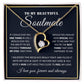 Couples Gifts, To My Beautiful Soulmate Necklace Gifts From Husband, Wedding Anniversary For Wife From Husband, My Beautiful Wife, Necklace Custom Name Message Card and Gift Box Styles on Birthday, Christmas, Wedding, Anniversary Forever Love