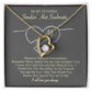 To My Smokin Hot Soulmate Necklace, Love Necklace for Girlfriend, Soulmate Jewelry, Soulmate Necklace, Future Wife Gift, Necklace for Wife from Husband Necklace Message Card and Gift Box Styles on Birthday, Christmas, Wedding, Anniversary Forever Love