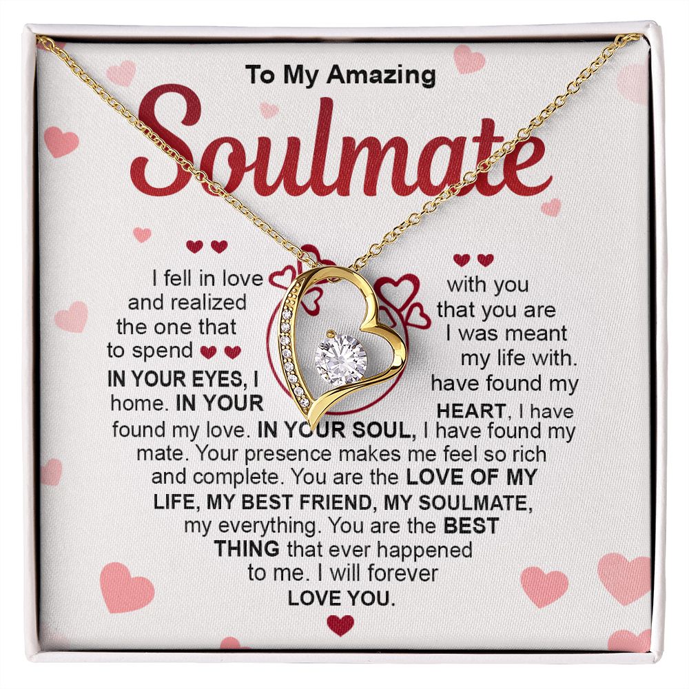 to my soulmate Forever Love