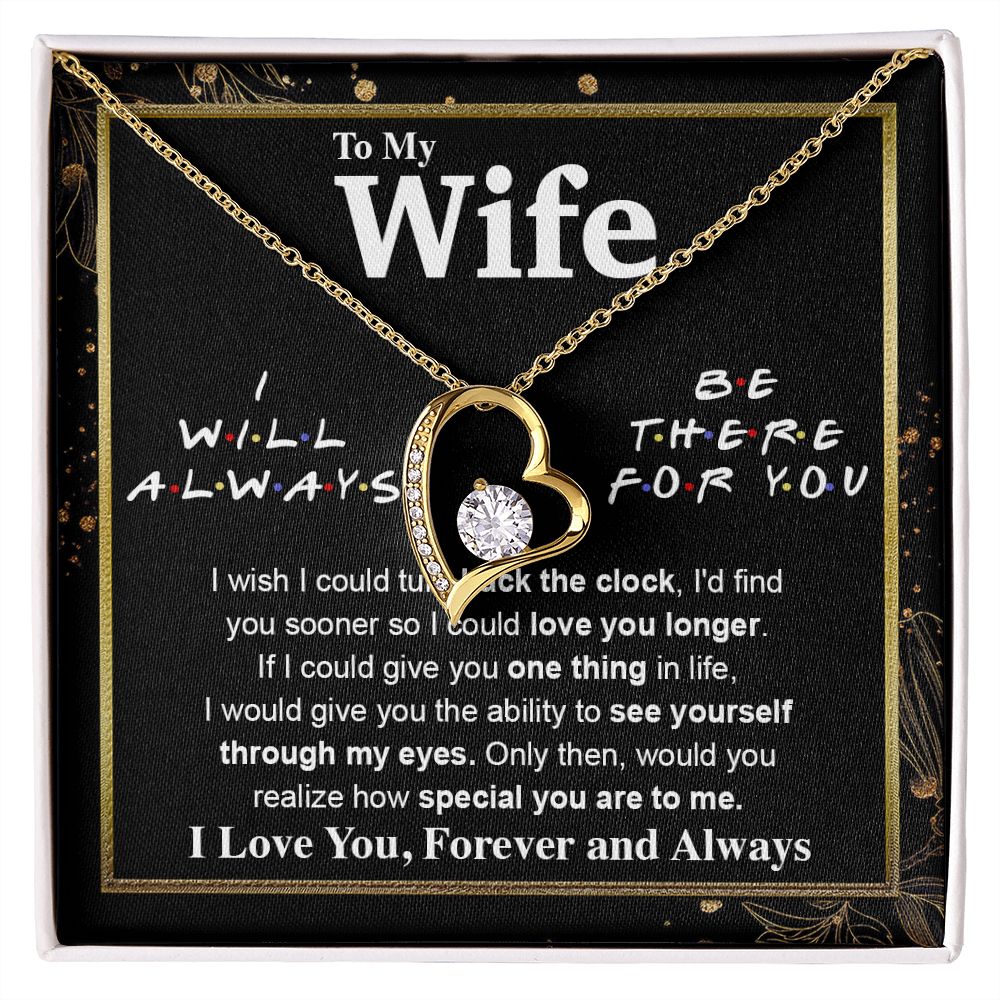 To My Wife Necklace To My Future Wife Necklace Gifts, Promise Necklace For Her, Fiance Gifts For Her, Wedding Necklace Gifts For Soulmate From Husband With Message Card Box LED, Soulmate Necklace For Women, To My Wife Necklace Forever Love