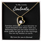 To My Lovely Wife Necklace Gift From Husband To My Badass Wife Pendant Valentine Jewelry with Message Card and Gift Box. Gift for Wife. Necklace Gift Set for Wife Necklace Gifts Box Gift Box Styles Forever Love