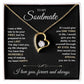 To My Soulmate Necklace for Women, Necklaces For Wife from Husband, Soulmate Jewelry to My Future Wife Necklace and Necklace For Girlfriend with Message Card and Necklace Gift Box Gift Box Styles on Birthday, Christmas, Wedding, Anniversary Forever Love