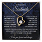 To My Soulmate Necklace for Women, Necklaces For Wife from Husband, Soulmate Necklace to My Future Wife, Necklace For Girlfriend with Message Card and Necklace Gift Box Gift Box Styles on Birthday, Christmas, Wedding, Anniversary Forever Love