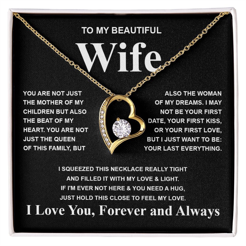 Gifts For Wife Birthday Gifts From Husband Necklace Valentines Days, Necklace for Future Soulmate, Anniversary Necklace Jewelry for Wife Necklace Gifts from Husband - Soulmate Gift Necklace with Message Card and Gift Box Forever Love