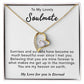 To My Lovely Wife Necklace Gift From Husband To My Badass Wife Pendant Anniversary Jewelry with Message Card and Gift Box. Gift for Wife. Necklace Gift Set for Wife Necklace Gifts Box Gift Box Styles Forever Love