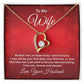 Couples Gifts,My Wife Necklace Gifts From Husband, Wedding Anniversary Jewelry For Wife From Husband, Wife Birthday From Husband, To My Soulmate Message Card and Gift Box styles On Birthday, Christmas, Anniversary  Forever Love