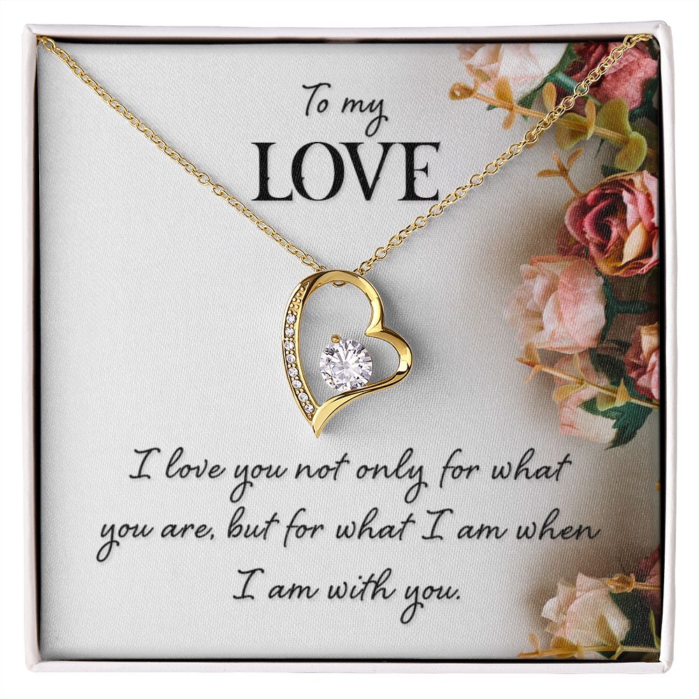To My Love Necklace I Love You Not Only Gifts For Her Unique Necklaces For Wife From Valentines Day Anniversary Birthday For Her, Love Knot Meaningful Necklace Message Card and Gift Box Styles on Birthday, Christmas, Anniversary Forever Love