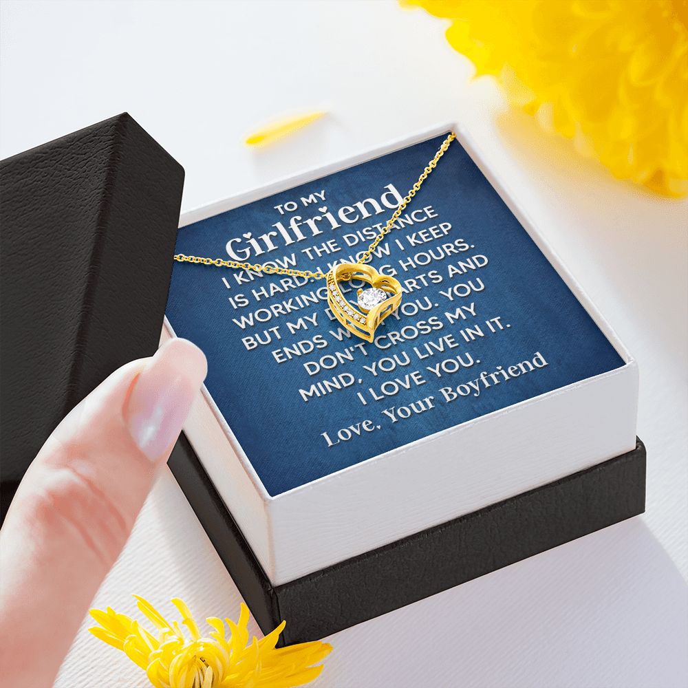 Couples Gifts Soulmate Necklace Gifts From Husband, Wedding Anniversary Jewelry For Wife From Husband, Wife Birthday Gifts From Husband, To My Unbiological Sister Message Card and Gift Box styles On Birthday, Christmas, Anniversary  Forever Love