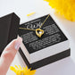 To My Beautiful Wife Necklace Gift for Her, Soulmate for Wife Birthday Gifts from Husband, Valentine Jewelry for Women, Soulmate Gifts, Message Card and Necklace Gifts Box Gift Box Styles on Birthday, Wedding, Anniversary, Valentine Forever Love