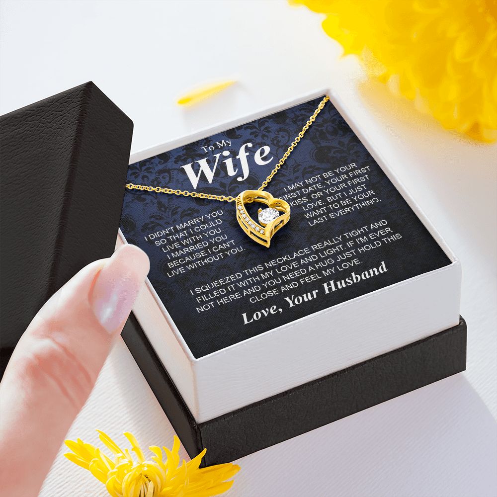 To My Soulmate Necklace Gifts for Wife from Husband, Soulmate Valentine Gifts, Gift for Soulmate Necklace Message Card and Necklace Gift Box Gift Box Styles on Birthday, Wedding, Anniversary, Valentine Forever Love