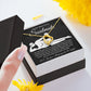 To My Beautiful Soulmate Necklace For Women, Funny Gifts For Girlfriend,Valentine Christmas Presents For Girlfriend, Best Birthday Meaningful Gift Ideas For Wife, Women Romantic Jewelry For Her Anniversary Message Card and Gift Box Styles Forever Love