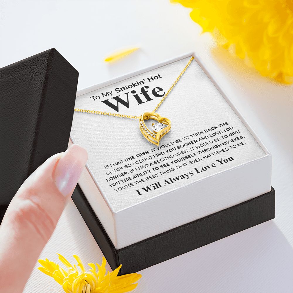 Gifts For Wife Birthday Gifts From Husband Necklace Valentines Day, Necklace for Future Soulmate, Wedding Anniversary Jewelry for Wife Necklace Gifts from Husband - Soulmate Gift Necklace with Message Card and Gift Box Forever Love