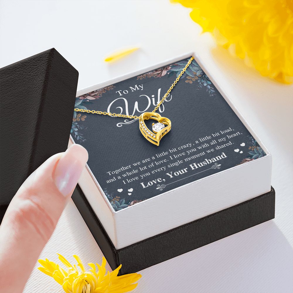 Valentine Gifts To My Soulmate Necklace Gift for Wife from Husband, Soulmate Anniversary Gifts, Gift for Soulmate Necklace Message Card and Necklace Gift Box Gift Box Styles on Birthday, Wedding, Anniversary, Valentine Forever Love