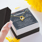 To My Soulmate Necklace To My Future Wife Necklace Gifts, Promise Necklace For Her, Fiance Gifts For Her, Anniversary Necklace Gifts For Soulmate From Husband With Message Card Box LED, Soulmate Necklace For Women, To My Wife Necklace Forever Love