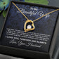 To My Beautiful Wife Necklace From Husband Pendant Jewelry with Message Card and Box Necklaces for Women Valentines Day Happy Anniversary Wedding Present for Birthday Merry Christmas for Wife Forever Love