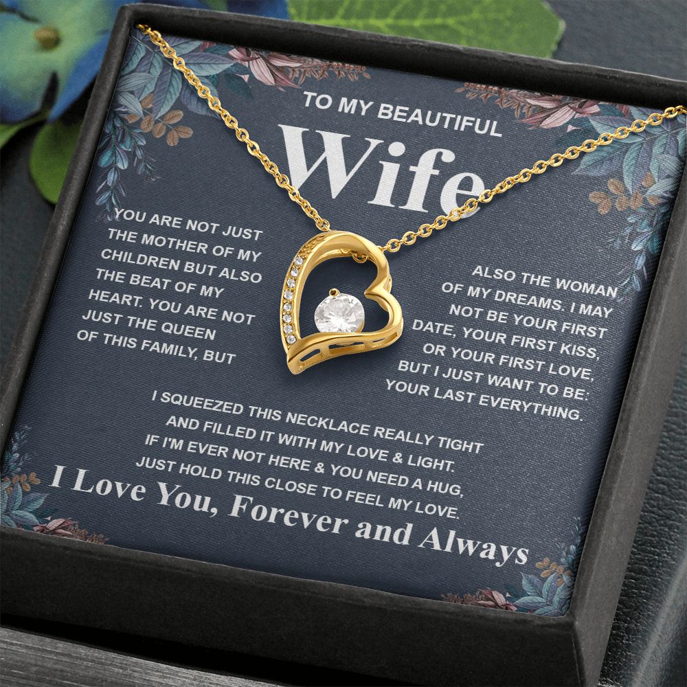 Gifts For Wife Birthday Gifts From Husband Necklace Valentines Days, Necklace for Future Soulmate, Birthday Wedding Jewelry for Wife Necklace Gifts from Husband - Soulmate Gift Necklace with Message Card and Gift Box Forever Love