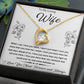 Soulmate Necklace For Women, Soulmate Gifts For Her, Future Wife Necklace, Necklaces Girlfriend, Soulmate Jewelry, To My Wife Necklace, Wife Necklace From Husband, Necklace Message Card and Gift Box Styles on Birthday, Christmas, Valentine Forever Love