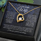 to My Future Wife Necklace Future Wife Gifts, Promise Necklace For Her, Fiance Gifts For Her, Wedding Anniversary Gifts For Future Wife With Message Card Box LED, Soulmate Necklace For Women, To My Wife Necklace Forever Love