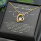 To My Smokin Hot Soulmate Necklace, Love Necklace for Girlfriend, Soulmate Jewelry, Soulmate Necklace, Future Wife Gift, Necklace for Wife from Husband Necklace Message Card and Gift Box Styles on Birthday, Christmas, Wedding, Anniversary Forever Love