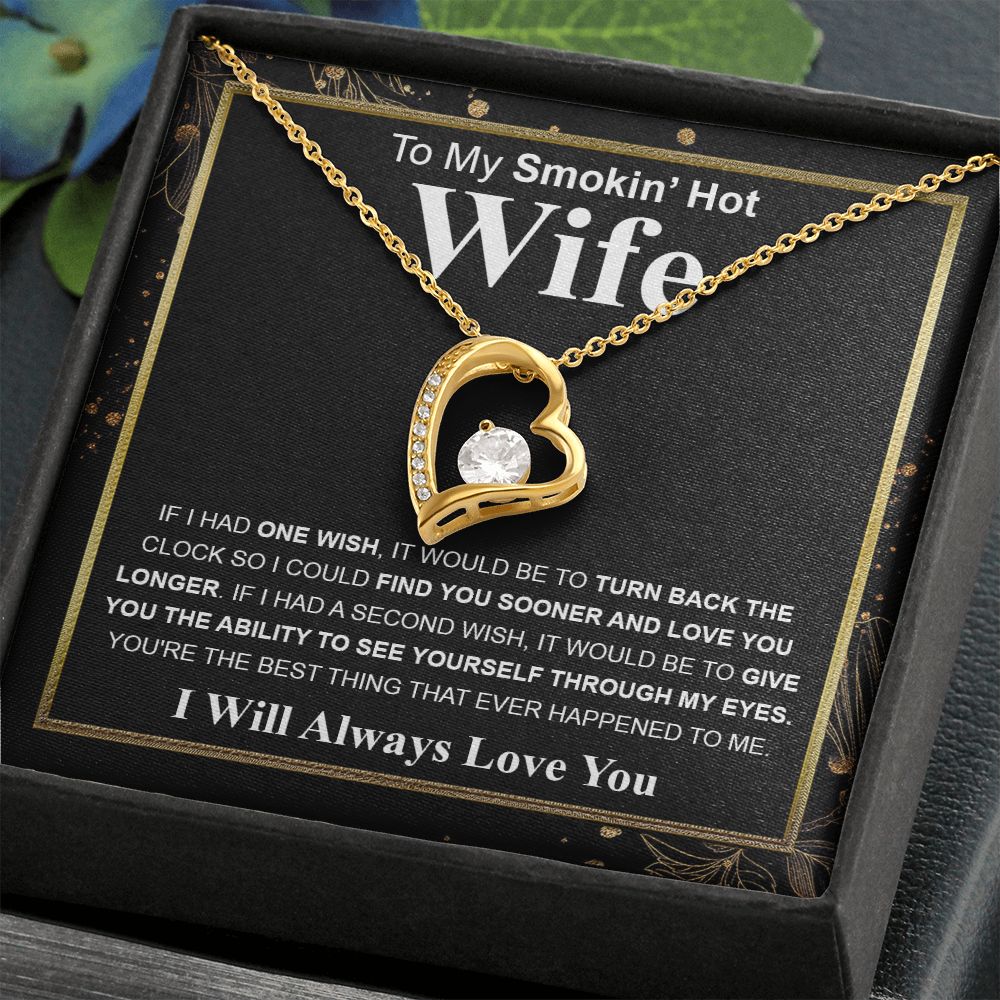 Gifts For Wife Birthday Gifts From Husband Necklace Valentines Day, Necklace for Future Soulmate, Valentine Necklace Jewelry for Wife Necklace Gifts from Husband - Soulmate Gift Necklace with Message Card and Gift Box Forever Love