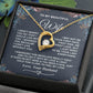 Wife Necklace Gifts from Husband, Gifts for Wife Anniversary from Husband, Necklaces for Wife from Husband to My Wife Message Card and Necklace Gift Box Gift Box Styles on Birthday, Wedding, Anniversary, Valentine Forever Love