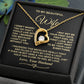 Wife Necklace Gifts from Husband, Gifts for Wife Birthday Gifts from Husband, Necklaces for Wife from Husband to My Wife Message Card and Necklace Gift Box Gift Box Styles on Birthday, Christmas, Wedding, Anniversary, Valentine Forever Love