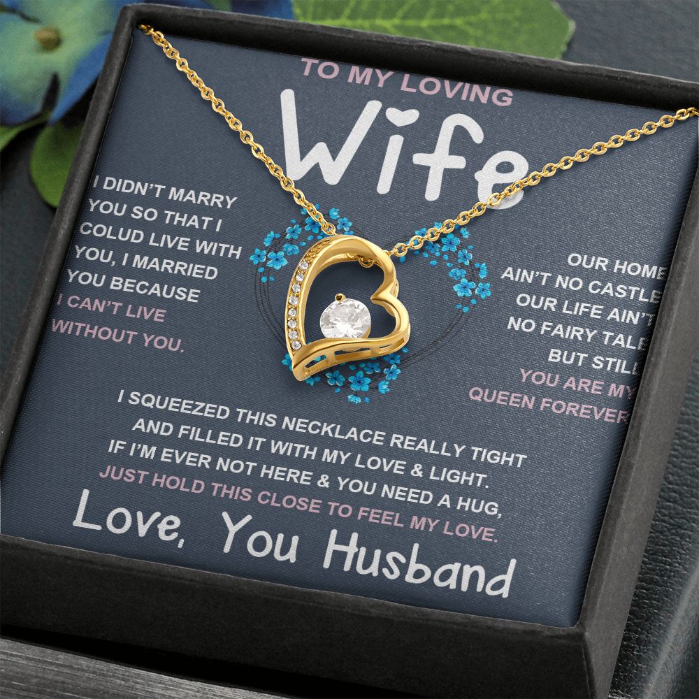 Soulmate Necklace For Women, To My Future Wife, Soulmate Gifts For Her, Future Wife Necklace, Necklaces For Girlfriend, To My Wife Necklace, Wife Necklace From Husband Necklace Message Card and Gift Box Styles on Birthday, Christmas, Valentine Forever Lov