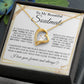 Couples Gifts To My Beautiful Soulmate Necklace From Husband, Necklace For Wife From Husband, Wife Wedding From Husband, To My Wife, Necklace Custom Name Message Card and Gift Box Styles on Birthday, Christmas, Wedding, Anniversary Forever Love