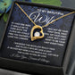 To My Beautiful Wife Necklace, Soulmate Jewelry For Women, Wife Necklace From Husband, Soulmate Gift For Her, To My Future Soulmate Necklace Message Card and Necklace Gift Box Gift Box Styles on Birthday, Wedding, Anniversary, Valentine Forever Love