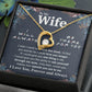 To My Wife Necklace To My Future Wife Necklace Gifts, Promise Necklace For Her, Fiance Gifts For Her, Anniversary Necklace Gifts For Soulmate From Husband With Message Card Box LED, Soulmate Necklace For Women, To My Wife Necklace Forever Love