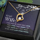 Birthday For Wife, Love Knot Necklace Gifts For Wife From Husband, To My Soulmate Necklace For Women, To My Wife Necklace Wedding Anniversary, I Love You, Meaningful Necklace Message Card and Gift Box Styles on Birthday, Christmas, Anniversary  Forever Lo