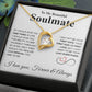 To My Beautiful Soulmate Necklace My Last Everything, Promise Necklace For Her, Fiance Gifts For Her, Valentine Gifts For Future Wife With Message Card Box LED, Soulmate Necklace For Women, To My Wife Necklace copy Forever Love
