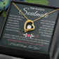 My Beautiful Soulmate Necklace Future Wife Gifts, Promise Necklace For Her, Fiance Gifts For Her, Valentine Gifts For Soulmate With Message Card Box LED, Soulmate Necklace For Women, To My Wife Necklace Forever Love