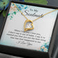 To My Soulmate, To My Wife Necklace, Wife Necklace, Wife Gift, WIfe Gift From Husband, Happy Anniversary, Meaningful Necklace Message Card and Gift Box Styles on Birthday, Christmas, Anniversary Forever Love
